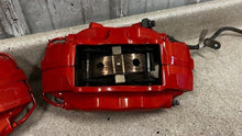 Load image into Gallery viewer, 10 15 Camaro SS Front Rear Driver Passenger Brembo Brake Calipers Set Orange 59K
