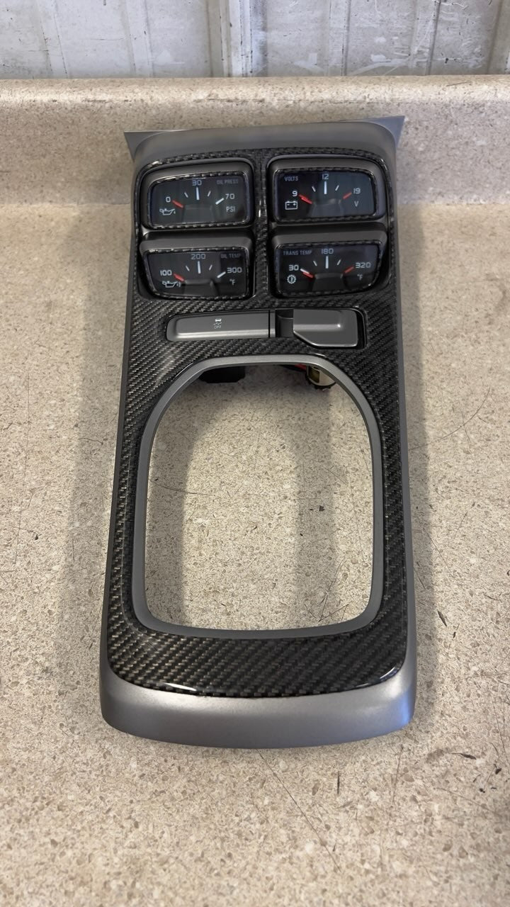 10 15 Camaro SS Center Console Top Trim Gauges Switches Controls GM 63K Auto