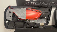 Load image into Gallery viewer, 10 15 Camaro SS Interior Right Left Door Panel Pair OEM Orange Panels 32K Miles
