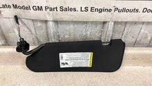 Load image into Gallery viewer, 05 13 Corvette Z06 C6 Passenger Sun Visor GM Shade Right RH Black OEM 48K
