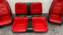 Load image into Gallery viewer, 10 15 Chevrolet Camaro SS Front Rear Power Heated Leather Seats GM Red Black 45K
