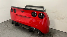 Load image into Gallery viewer, 05 13 Corvette C6 Z06 Rear Bumper Cover Spoiler Diffuser Red GM Tail Light
