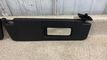Load image into Gallery viewer, 10 15 Camaro SS Driver Passenger Side Sun Visors Left Right Visor Black Pair
