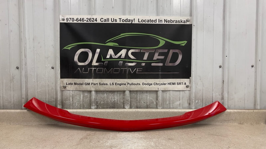 10 13 Camaro SS Rear Trunk Spoiler Factory OEM GM 92237063 Red Deck Lid 35K