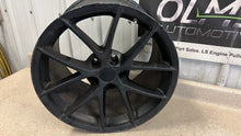Load image into Gallery viewer, 05 13 Corvette C6 Z06 Speedline Rear 19&#39;&#39; Black Wheel GM 9596791 19X12 Rim
