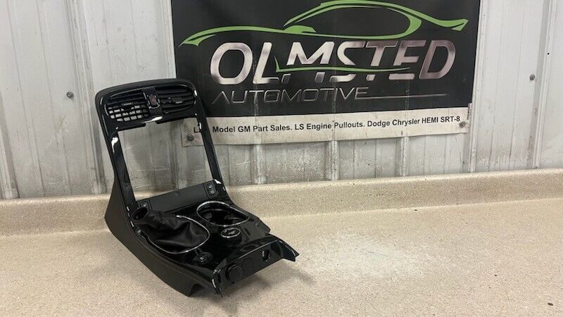 05 13 C6 Corvette Z06 Carbon Fiber Center Console Radio Trim Switches GM OEM 54K