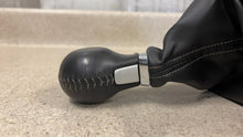 Load image into Gallery viewer, 10 15 Camaro SS Center Manual Shifter Knob Boot Black Leather GM OEM 26K Miles

