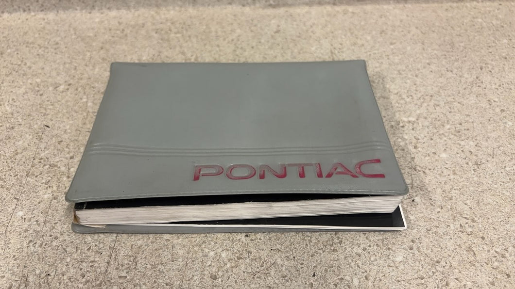 1997 Pontiac Trans AM Firebird Owners Manual Booklet Guide Information Case
