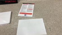 Load image into Gallery viewer, 2005 Pontiac GTO Owners Manual Booklet Warranty 05 Guide Case
