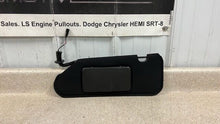 Load image into Gallery viewer, 05 13 Corvette Z06 C6 Driver Sun Visor Left GM Shade Garage Opener 77K Black
