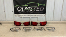 Load image into Gallery viewer, 10 13 Camaro SS ZL1 Rear Bumper Tail Lights Passenger Driver Rings GM Red 21K
