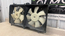 Load image into Gallery viewer, 12 15 Chevrolet Camaro SS Factory Radiator Cooling Fans Fan Assembly OEM GM
