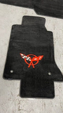 Load image into Gallery viewer, 97 04 Corvette C5 Lloyd Mats Rear Trunk Front Right Left Mat Black Logo GM
