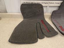 Load image into Gallery viewer, 1993-1999 Camaro SS SLP Factory OEM Front Carpet Floor Mats Graphite Gray 75K
