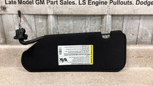 Load image into Gallery viewer, 05 13 Corvette Z06 C6 Passenger Sun Visor GM Shade Right RH Black OEM 48K
