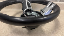 Load image into Gallery viewer, 10 11 Chevrolet Camaro SS Leather Steering Wheel GM Black Stone Stitching 56K
