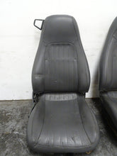 Load image into Gallery viewer, 93 02 Camaro 30th Anniversary Gray Leather Front Seats Driver Passenger 75K GM
