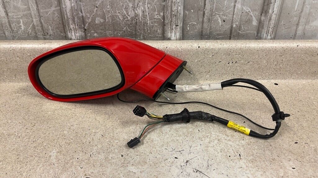 05 13 Chevrolet C6 Corvette Z06 Driver Side Power Mirror OEM GM Red 55K Left