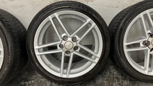 Load image into Gallery viewer, 06 08 Corvette Factory 18&#39;&#39; 19&#39;&#39; Wheels Tires GM 9594356 NICE! 5K Miles Silver
