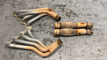 Load image into Gallery viewer, 10 15 Camaro SS L99 LS3 PaceSetter Long Tube Headers 70-2257 Coated W/ Mids Cats
