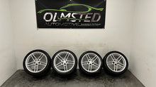 Load image into Gallery viewer, 06 08 Corvette Factory 18&#39;&#39; 19&#39;&#39; Wheels Tires GM 9594356 NICE! 5K Miles Silver
