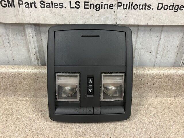 08 14 Dodge Challenger Overhead Sun Roof Console Black