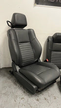 Load image into Gallery viewer, 11 14 Dodge Challenger Seats Front Rear Black Leather Power Heated Manual
