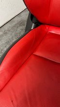 Load image into Gallery viewer, 10 15 Chevrolet Camaro SS Front Rear Power Heated Leather Seats GM Red Black 45K
