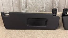 Load image into Gallery viewer, 10 15 Camaro SS Driver Passenger Side Sun Visors Left Right Visor Black Pair 26K
