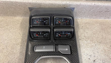 Load image into Gallery viewer, 10 15 Camaro SS Center Console Top Trim Gauges Switches Controls GM 63K Auto
