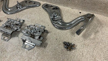 Load image into Gallery viewer, 05 13 Chevrolet Corvette C6 Chrome Hood Hinges Latches Hardware Pair Z06

