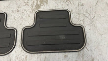 Load image into Gallery viewer, 12 15 Chevrolet Camaro SS Front Rear Left Right Floor Mats GM Black Rubber
