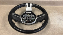 Load image into Gallery viewer, 10 11 Chevrolet Camaro SS Leather Steering Wheel GM Black Stone Stitching 43K
