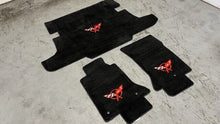 Load image into Gallery viewer, 97 04 Corvette C5 Lloyd Mats Rear Trunk Front Right Left Mat Black Logo GM
