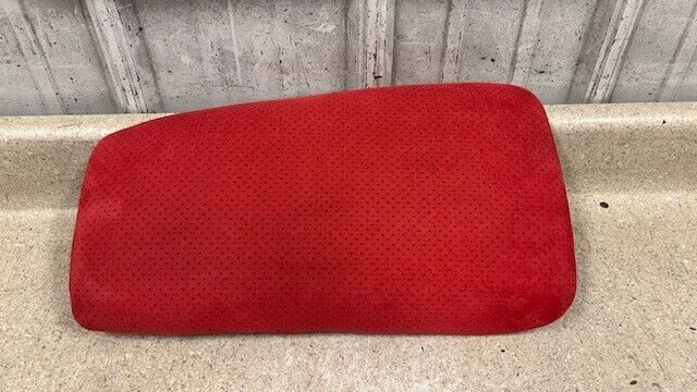 97 04 Chevrolet C5 Corvette Z06 Center Console Lid Armrest Red Suede GM  Custom