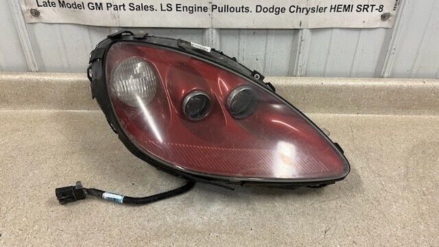 05 13 C6 Corvette Z06 Passenger Headlight Assembly GM 25867796 Crystal Right RH