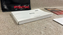 Load image into Gallery viewer, 2005 Pontiac GTO Owners Manual Booklet Warranty 05 Guide Case
