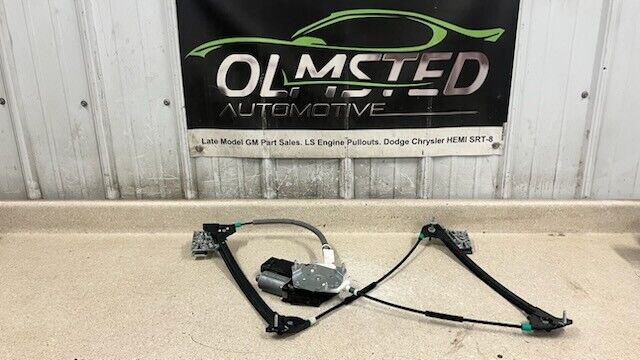 05 13 Corvette C6 Z06 Front Driver Window Regulator Motor GM 25815795 Left 17K