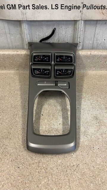 10 15 Camaro SS Center Console Top Trim Gauges Switches Controls GM Factory