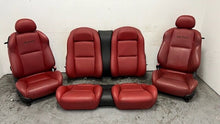 Load image into Gallery viewer, 04 05 06 Pontiac GTO Complete Set Front Rear Power Black Red Leather Seats OEM
