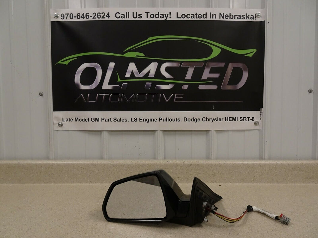 2009 2015 Cadillac CTS-V CTS Driver Side Mirror OEM GM Black Diamond LH Used