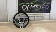 Load image into Gallery viewer, 10 11 Chevrolet Camaro SS Leather Steering Wheel GM Black Stone Stitching 43K
