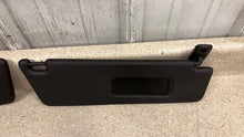 Load image into Gallery viewer, 10 15 Camaro SS Driver Passenger Side Sun Visors Left Right Visor Black Pair 75K
