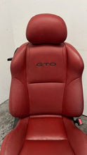 Load image into Gallery viewer, 04 05 06 Pontiac GTO Complete Set Front Rear Power Black Red Leather Seats OEM
