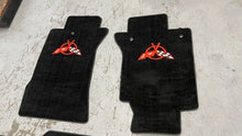 Load image into Gallery viewer, 97 04 Corvette C5 Lloyd Mats Rear Trunk Front Right Left Mat Black Logo GM
