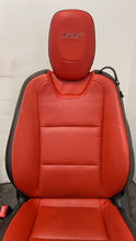 Load image into Gallery viewer, 10 15 Chevrolet Camaro SS Front Rear Power Heated Leather Seats GM Orange 32K
