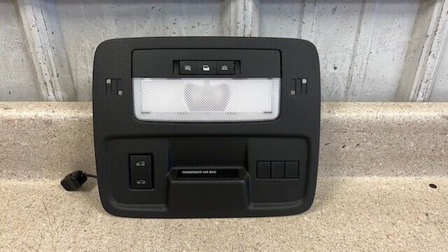 10 15 Camaro SS Center Upper Overhead Console GM Black Roof Sunroof Switches