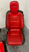 Load image into Gallery viewer, 10 15 Chevrolet Camaro SS Front Rear Power Heated Leather Seats GM Red Black 45K
