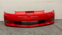 Load image into Gallery viewer, 05 13 Chevrolet C6 Z06 Factory Wide Body Front Bumper Assembly Cover OEM GM Red
