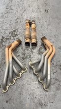 Load image into Gallery viewer, 10 15 Camaro SS L99 LS3 PaceSetter Long Tube Headers 70-2257 Coated W/ Mids Cats

